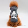 Quality printing cotton luxury custom dog clothes hoodie